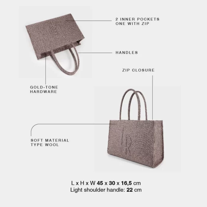 Borsa a spalla freya-marrone - immagine 2