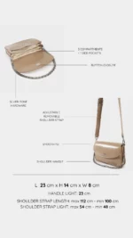 Borsa fanny beige - immagine 2