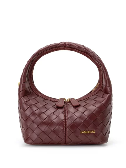 Borsa a mano WEAVE ICON burgundy