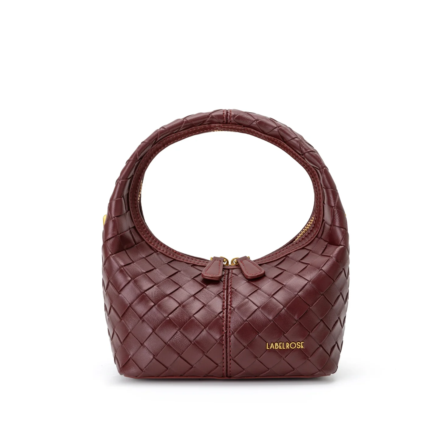 IMG_9020 Borsa a mano WEAVE ICON burgundy - immagine 1