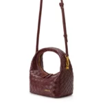 Borsa a mano WEAVE ICON burgundy - immagine 4