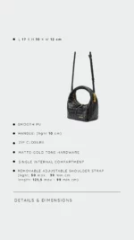 Borsa a mano WEAVE ICON black - immagine 4