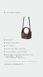 Borsa a mano WEAVE ICON chocolate - immagine 2