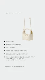 Borsa a mano WEAVE ICON milk - immagine 4