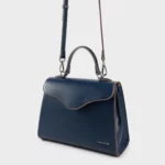 Borsa a tracolla Isabel deep blue - immagine 4