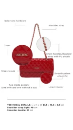 Borsa a spalla Kate big velvet - immagine 2